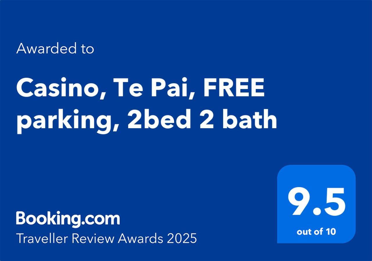 Apartamento Casino, Te Pai, Free Parking, 2Bed 2 Bath Christchurch Exterior foto